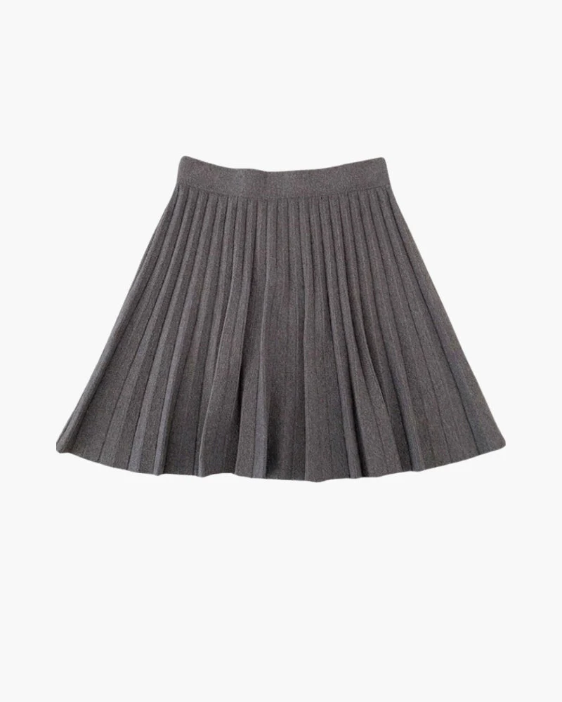 Oxford Plissierter Woll-Mini