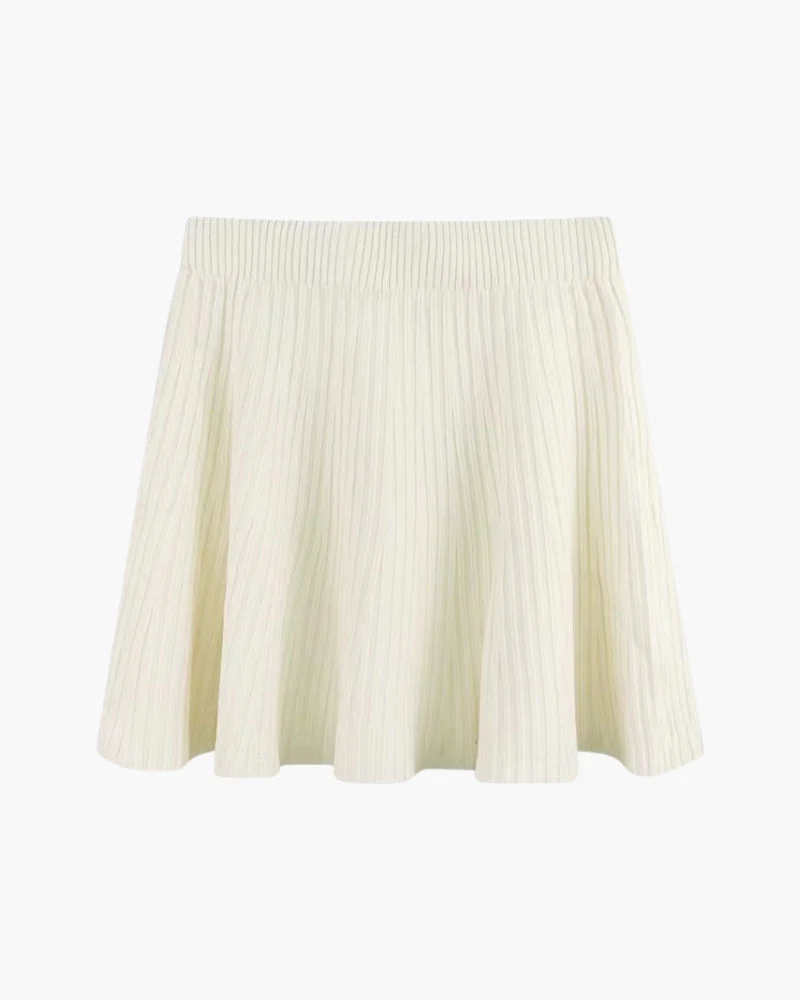 Oxford Plissierter Woll-Mini