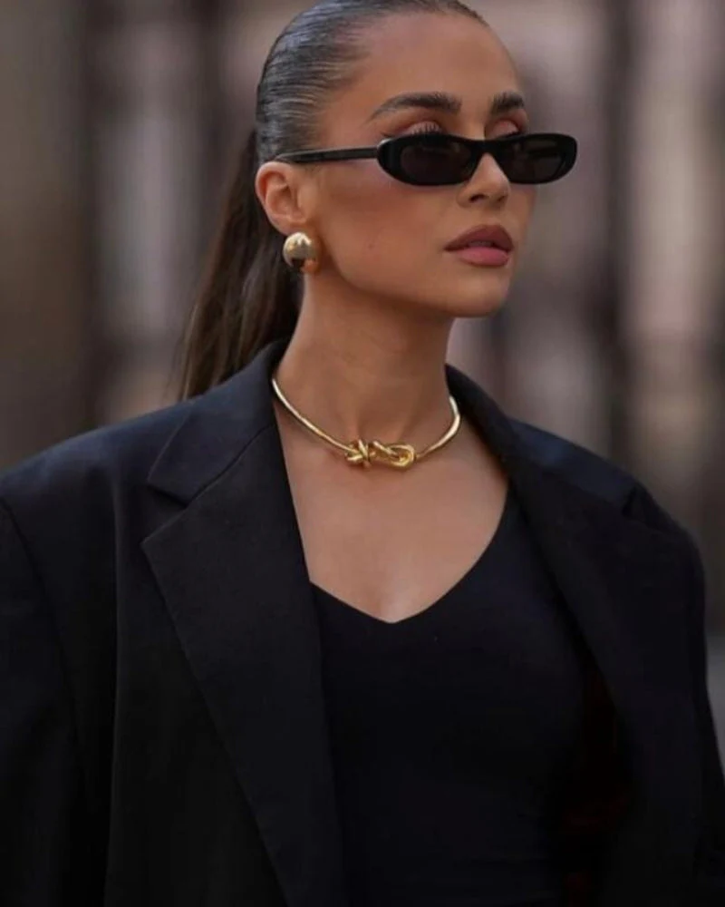 Sylvie Ovale Sonnenbrille