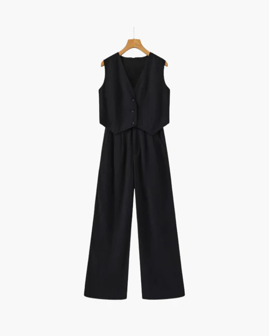 Classy Lady - Zweiteiliges Leinen-Set
