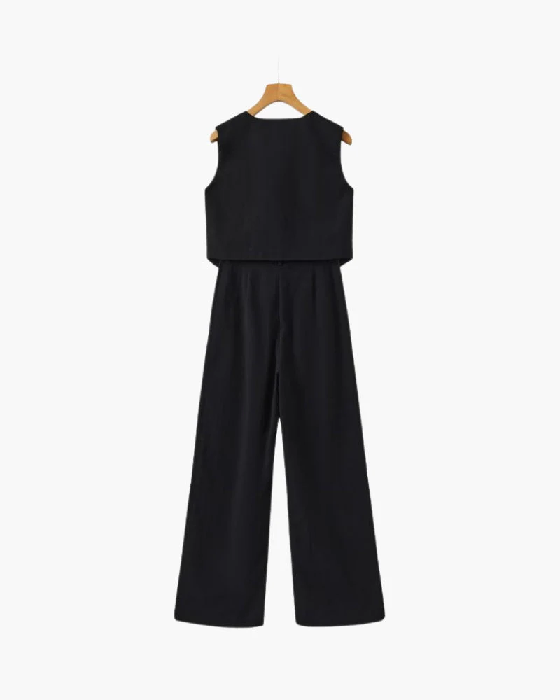 Classy Lady - Zweiteiliges Leinen-Set