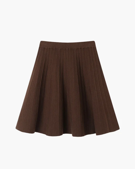 Oxford Plissierter Woll-Mini