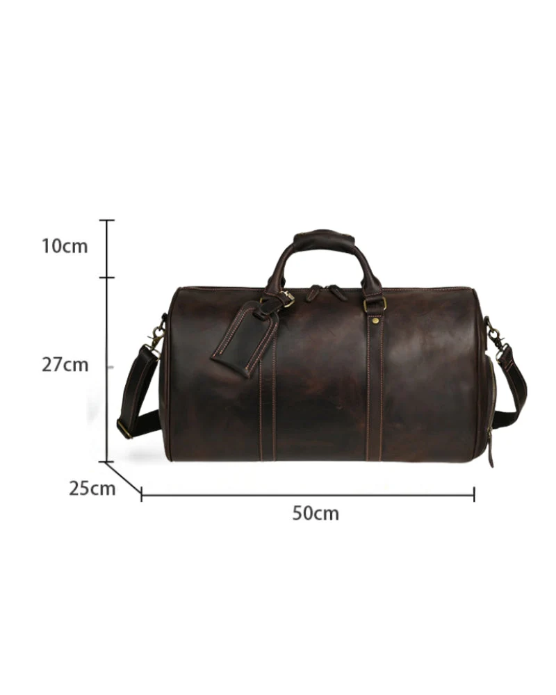 Montague Leder-Reisetasche