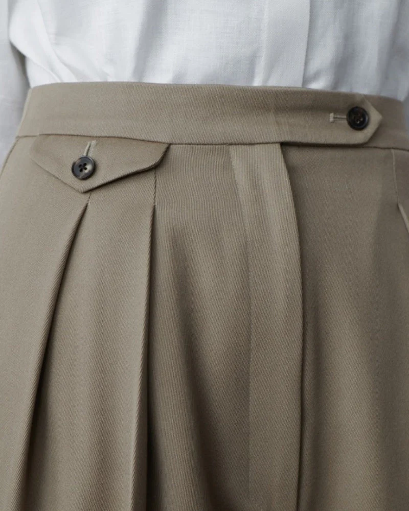 Wollene Oversized-Hose