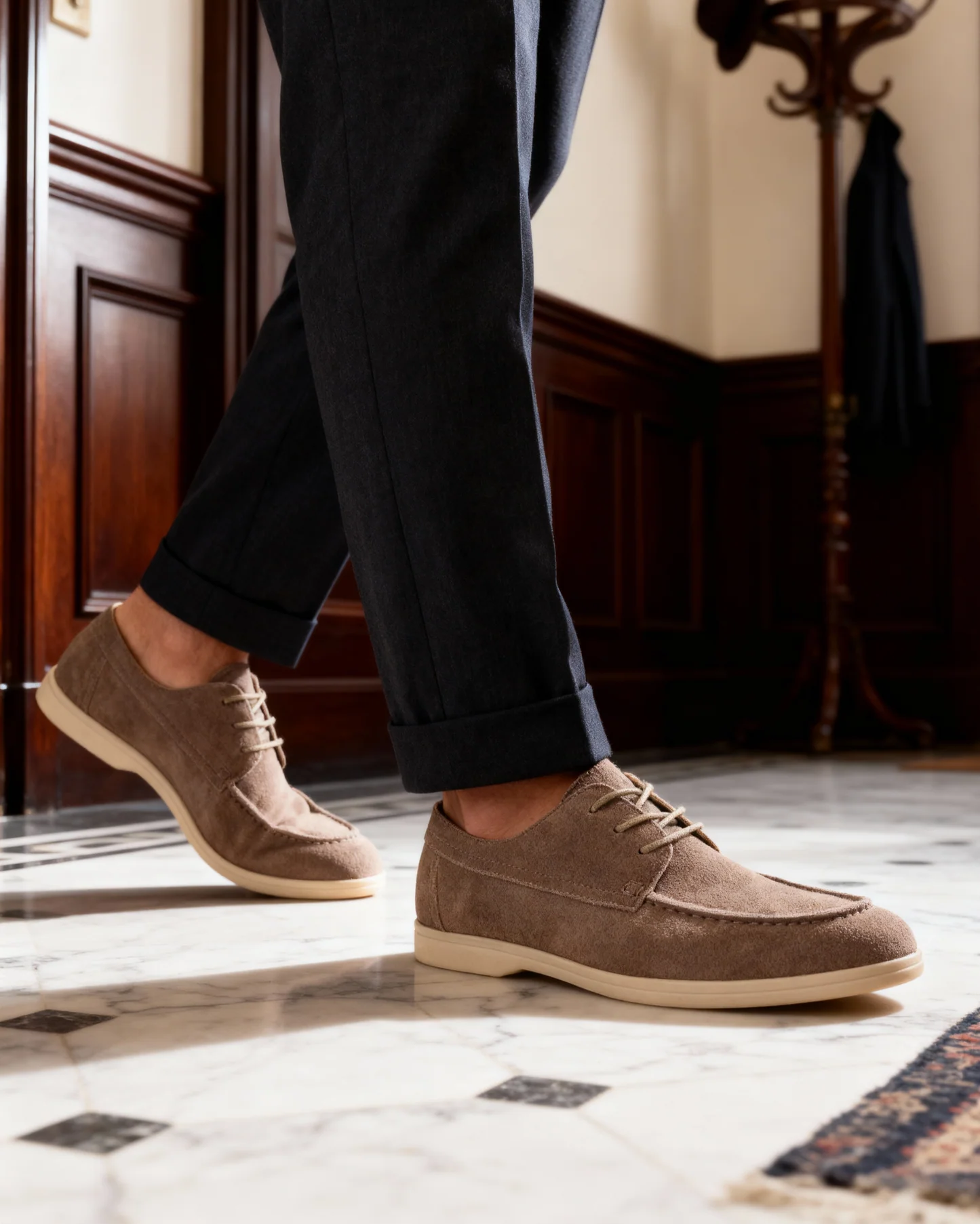 Premium Wildleder-Schnürschuhe