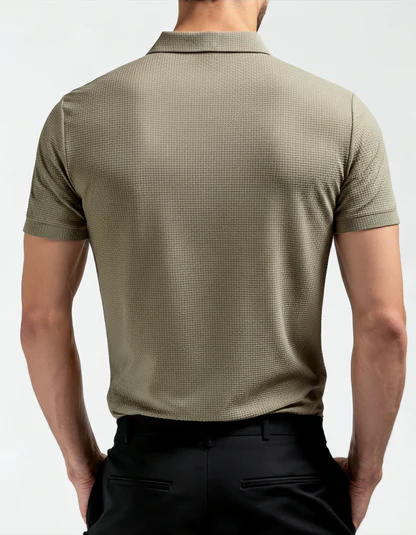 Prestigio Seiden-Polo (Knitterfrei)