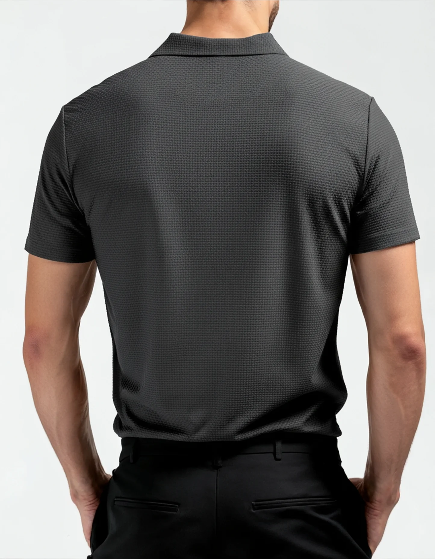 Prestigio Seiden-Polo (Knitterfrei)