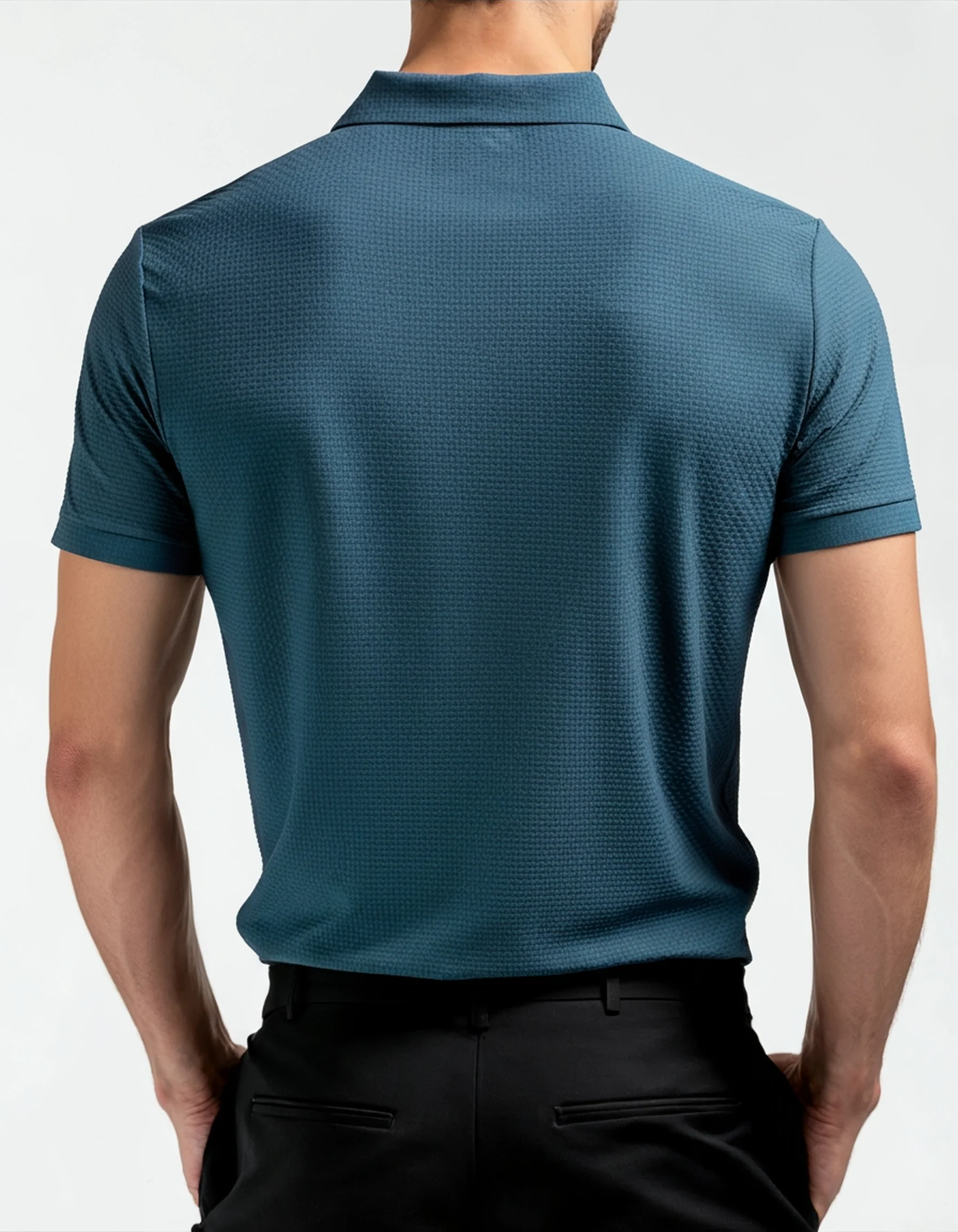 Prestigio Seiden-Polo (Knitterfrei)