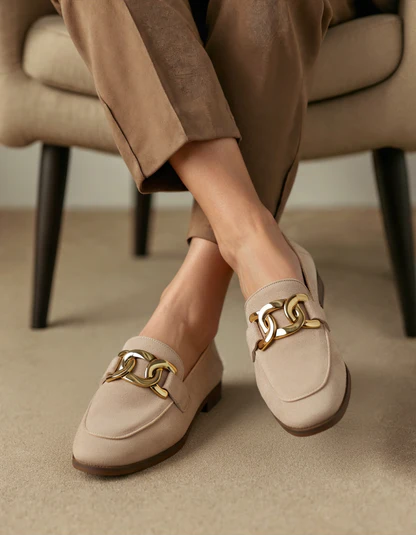 Duchess Loafers aus Wildleder