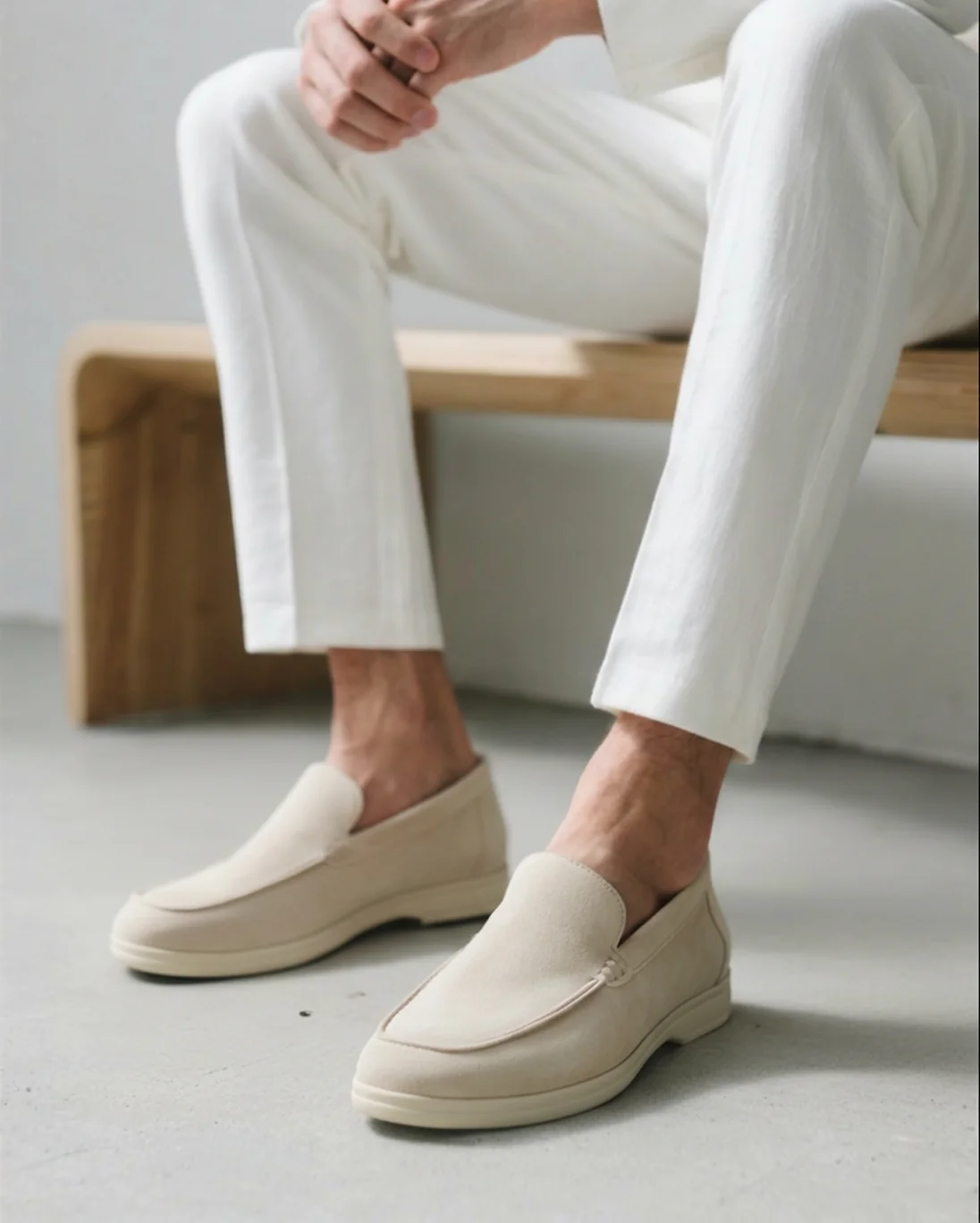 Old Money Wildleder-Loafers