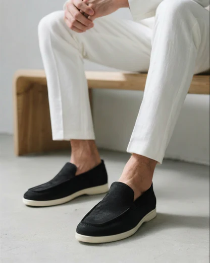 Old Money Wildleder-Loafers