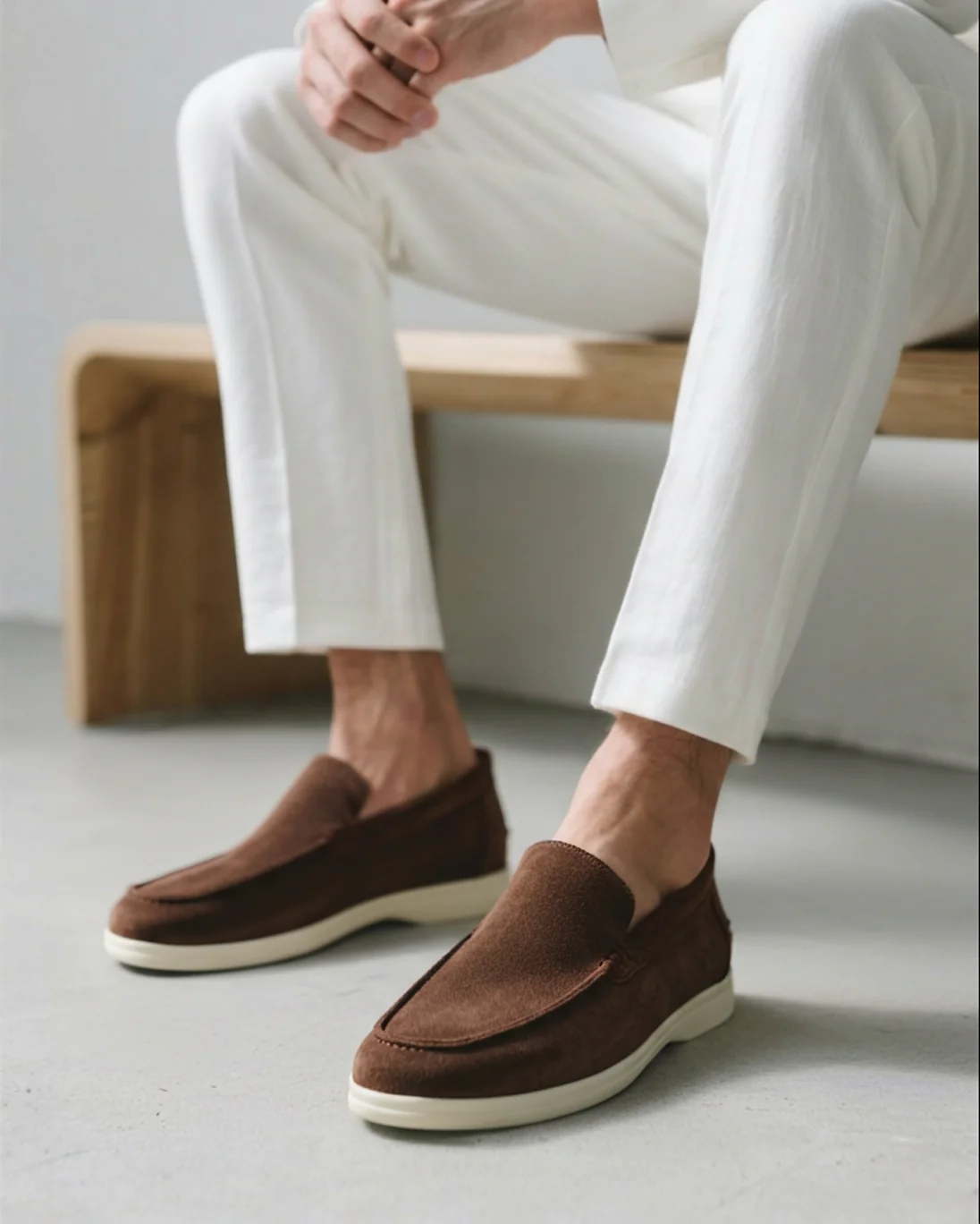 Old Money Wildleder-Loafers
