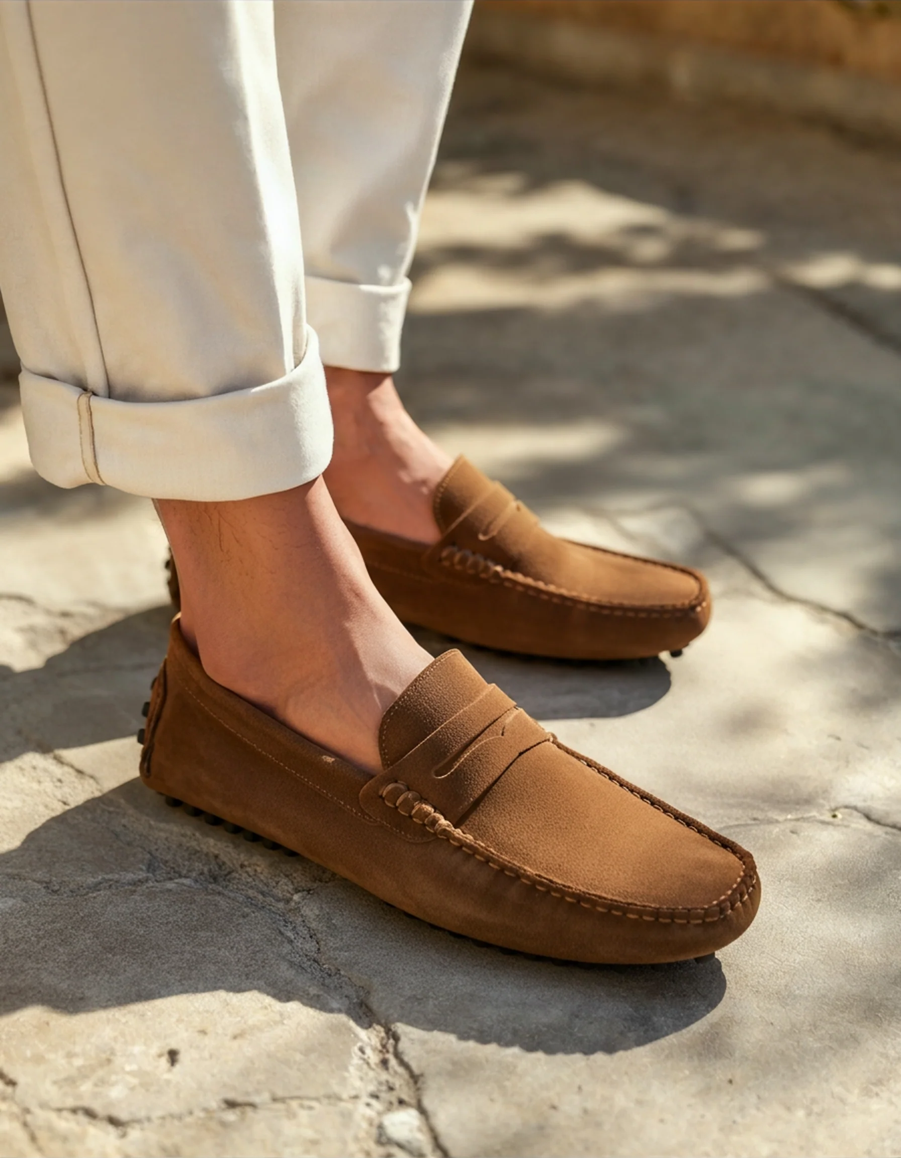 Wildleder Driver-Loafers