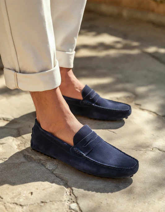 Wildleder Driver-Loafers