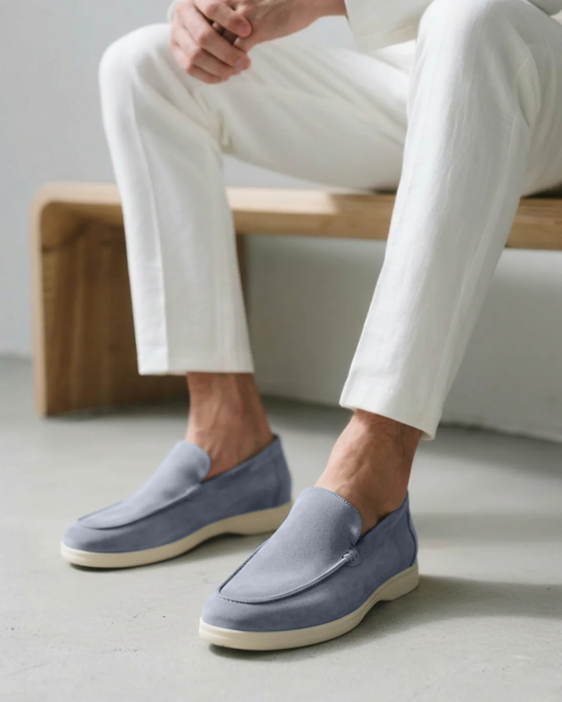 Old Money Wildleder-Loafers
