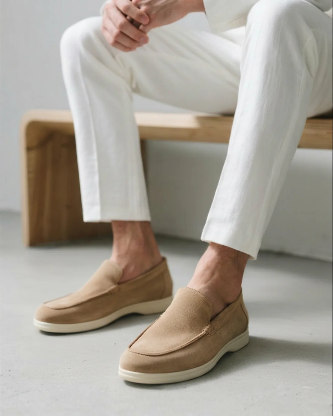 Old Money Wildleder-Loafers