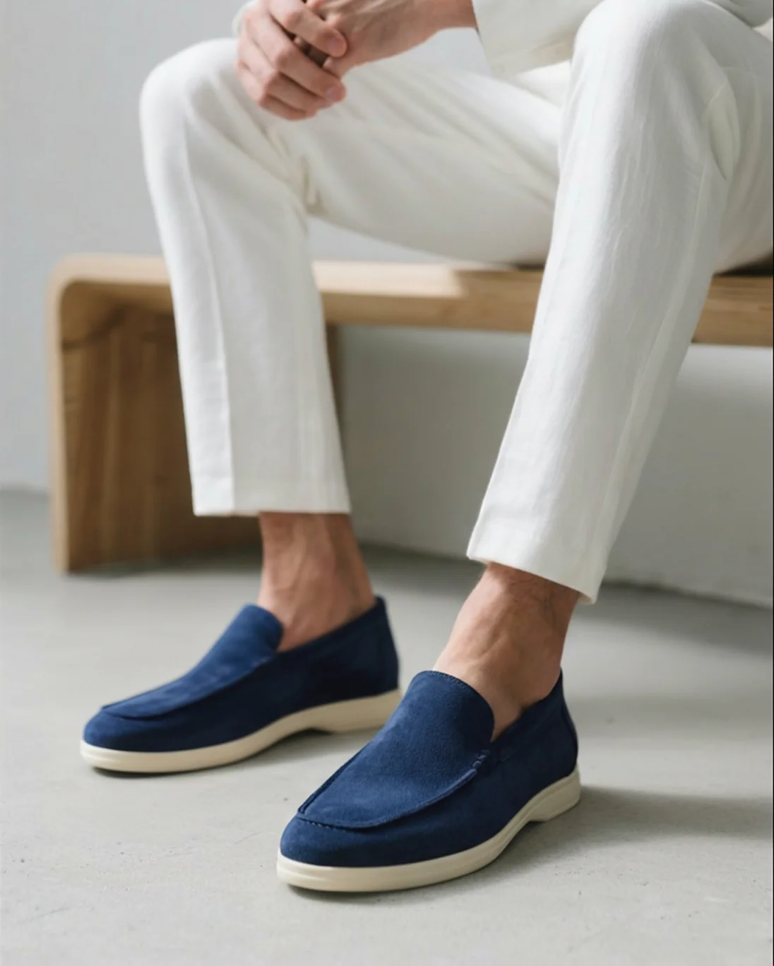 Old Money Wildleder-Loafers