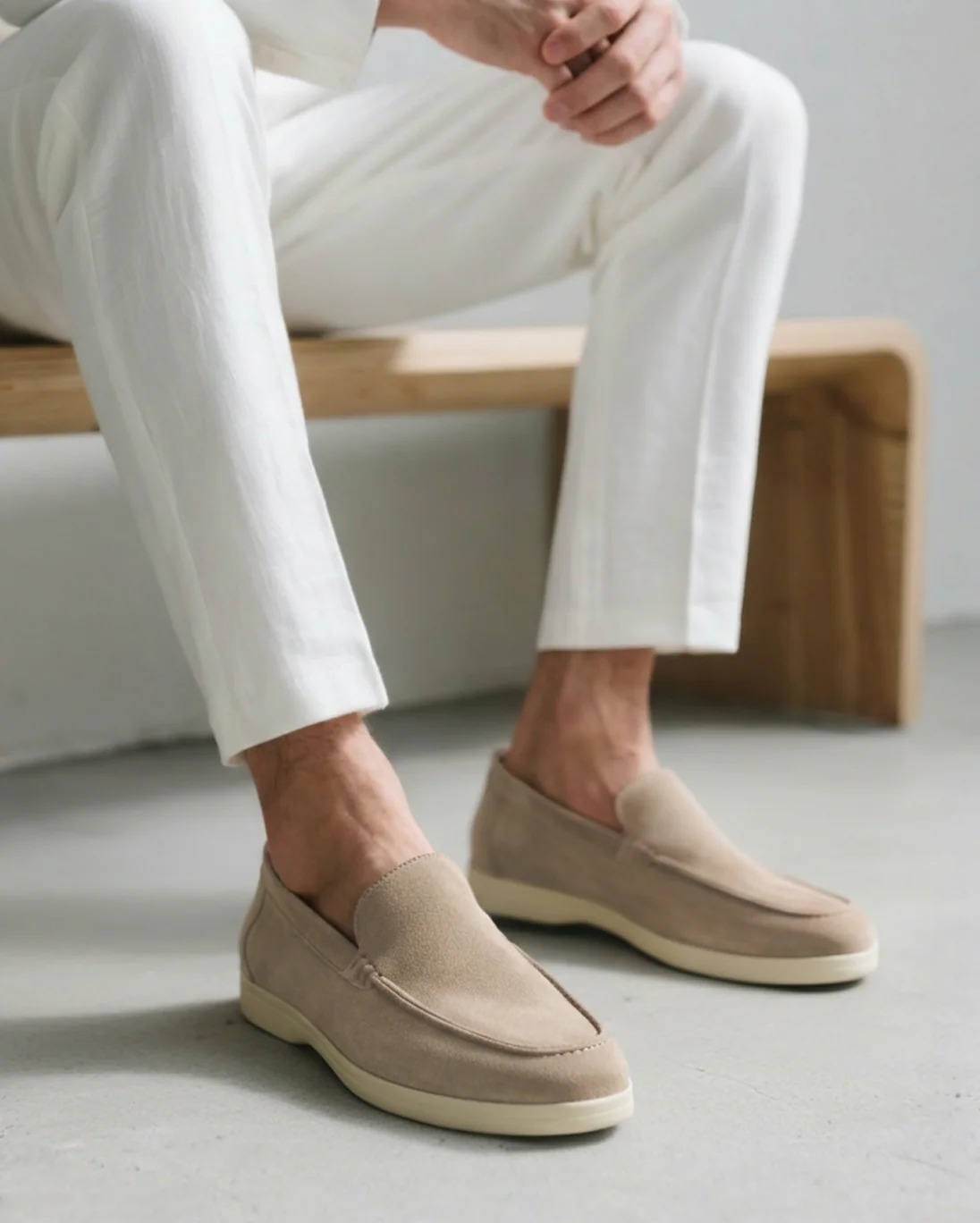 Old Money Wildleder-Loafers