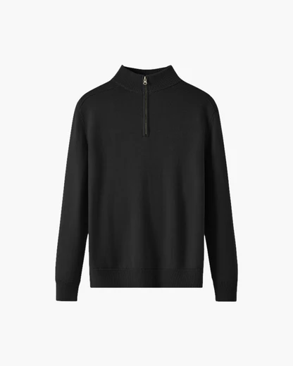 100% Merinowolle Zip-Up