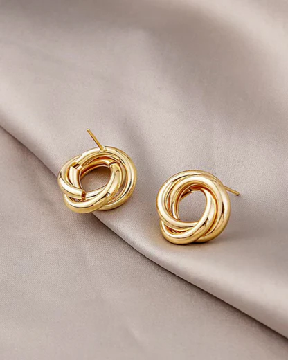 Aurelia Knoten-Ohrstecker