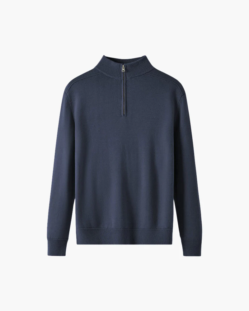 100% Merinowolle Zip-Up